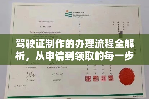 隆林驾驶证制作的办理流程全解析，从申请到领取的每一步