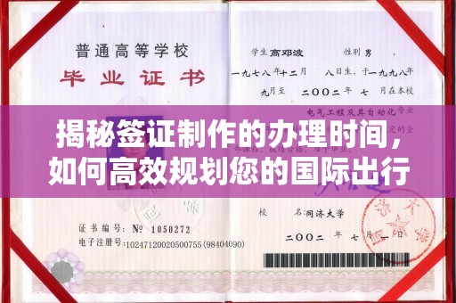 隆林揭秘签证制作的办理时间，如何高效规划您的国际出行