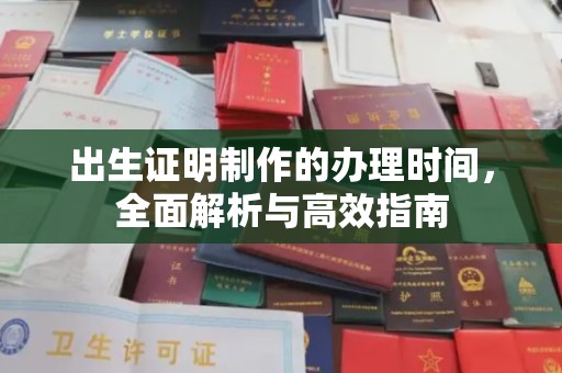 隆林出生证明制作的办理时间，全面解析与高效指南
