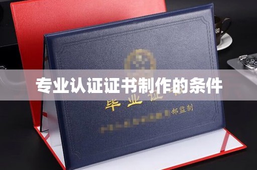 隆林专业认证证书制作的条件