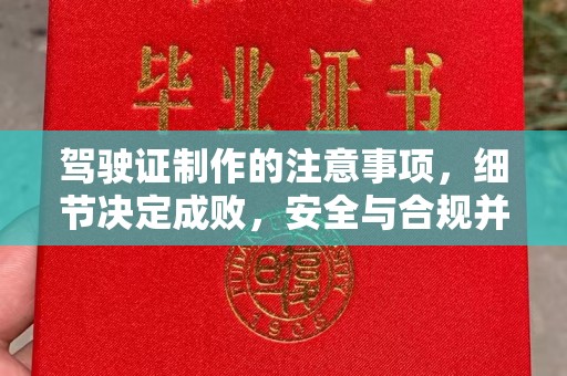 隆林驾驶证制作的注意事项，细节决定成败，安全与合规并行