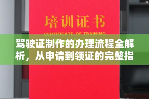隆林驾驶证制作的办理流程全解析，从申请到领证的完整指南