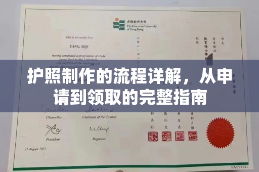 隆林护照制作的流程详解，从申请到领取的完整指南