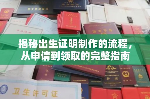 隆林揭秘出生证明制作的流程，从申请到领取的完整指南