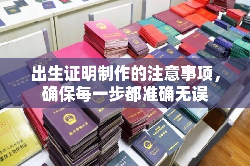 隆林出生证明制作的注意事项，确保每一步都准确无误