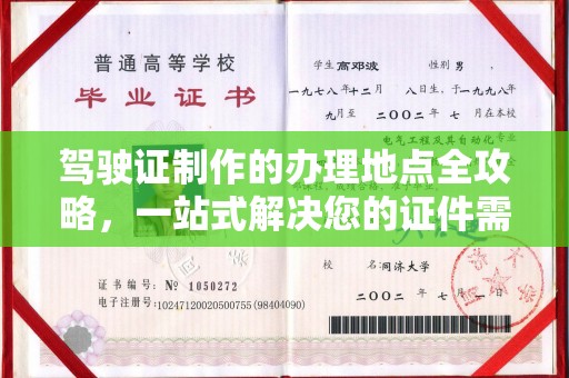 隆林驾驶证制作的办理地点全攻略，一站式解决您的证件需求