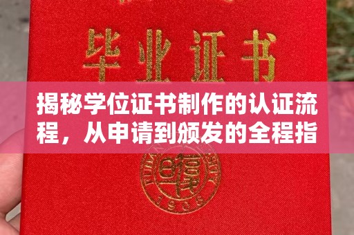 隆林揭秘学位证书制作的认证流程，从申请到颁发的全程指南