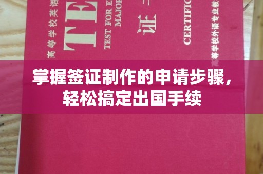 隆林掌握签证制作的申请步骤，轻松搞定出国手续