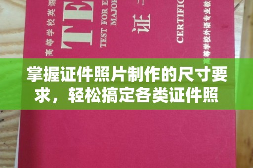 隆林掌握证件照片制作的尺寸要求，轻松搞定各类证件照