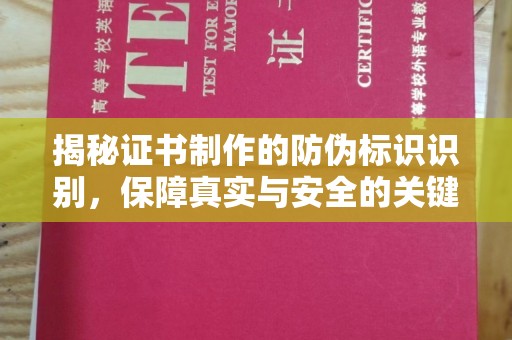 隆林揭秘证书制作的防伪标识识别，保障真实与安全的关键