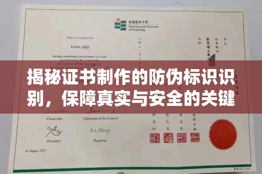 隆林揭秘证书制作的防伪标识识别，保障真实与安全的关键