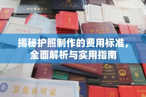 隆林揭秘护照制作的费用标准，全面解析与实用指南