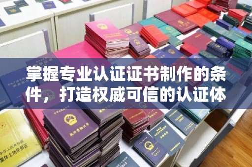 隆林掌握专业认证证书制作的条件，打造权威可信的认证体系