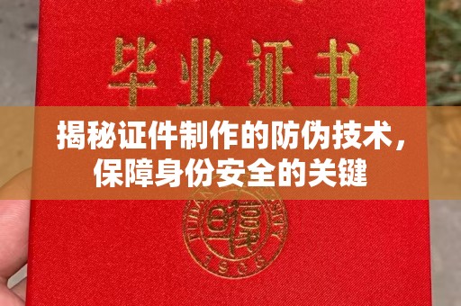 隆林揭秘证件制作的防伪技术，保障身份安全的关键