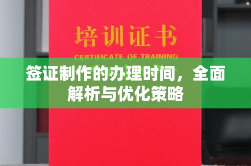 隆林签证制作的办理时间，全面解析与优化策略