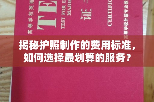 隆林揭秘护照制作的费用标准，如何选择最划算的服务？