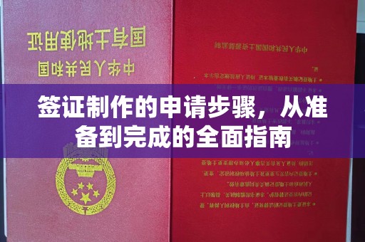 隆林签证制作的申请步骤，从准备到完成的全面指南