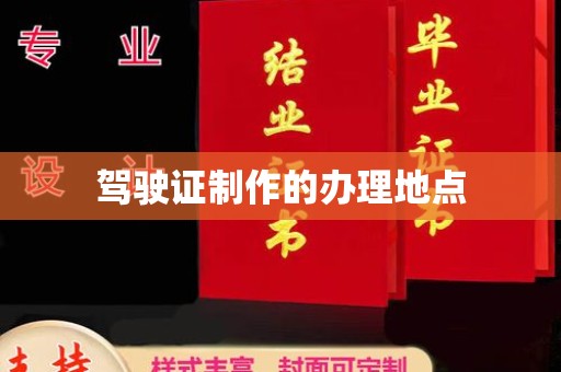 隆林驾驶证制作的办理地点